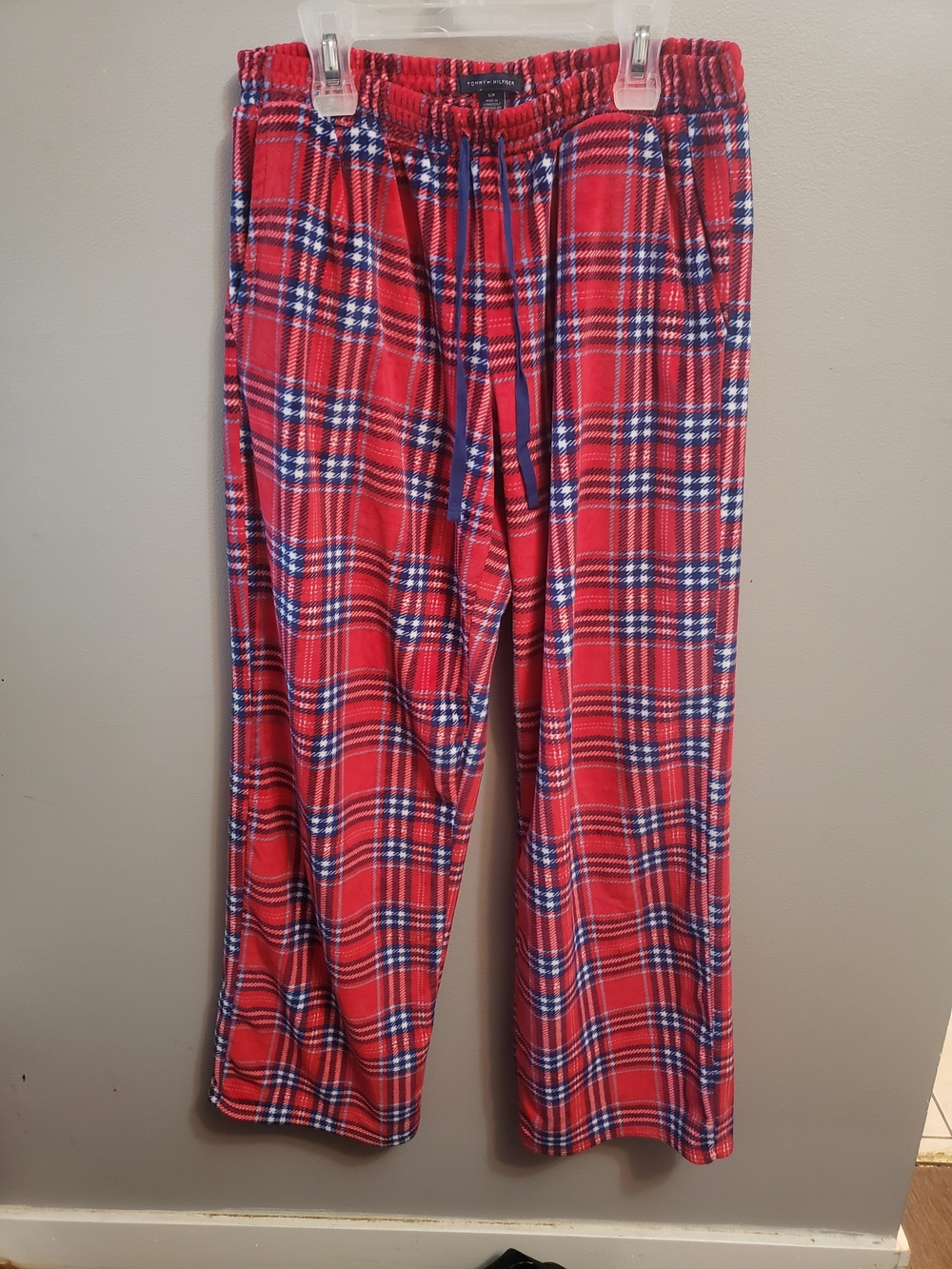 Tommy Hilfiger Red Plaid Lounge Pajama Pants